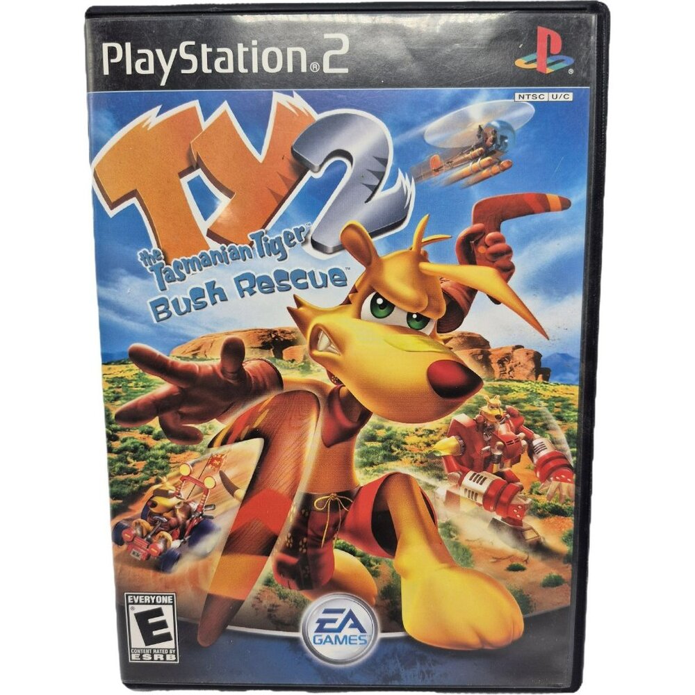 PS2 Ty The Tasmanian Tiger 2 Bush Rescue Playstation 2 Game EA Games Rated E